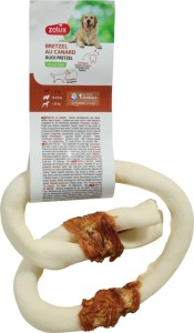 ZOLUX Gryzak dla psa precel z kaczką 12 cm