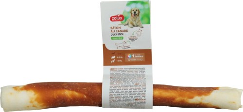 ZOLUX Gryzak dla psa pałeczka owinięta kaczką 25 cm