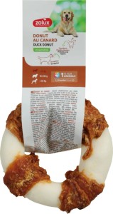 ZOLUX Gryzak dla psa donut z kaczką 7 cm