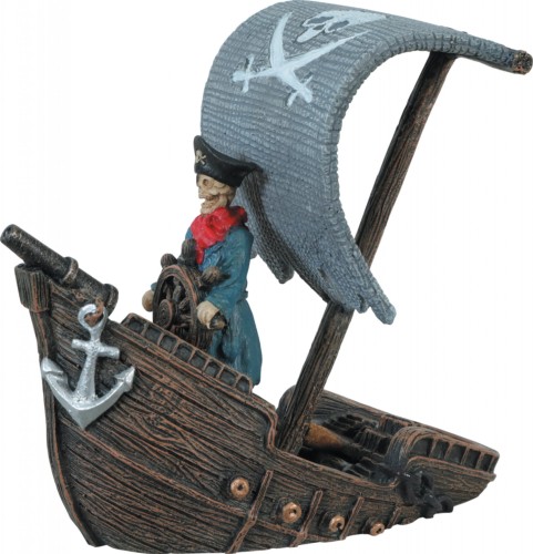 ZOLUX Ozdoba do akwarium statek piracki 17 cm