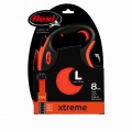 FLEXI Smycz automatyczna dla psa XTREME L taśma 8 m kol. pomarańczowy