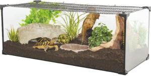 ZOLUX Terrarium dla żółwi lądowych KARAPAS TERRA PRO 60 kol. czarny