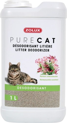 ZOLUX Dezodorant do żwirku PURECAT o zapachu wiciokrzewu 1 L