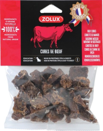 ZOLUX Przysmak naturalny dla psa Kostki wołowe duże 150 g