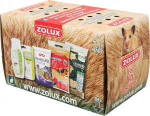 ZOLUX Transporter kartonowy dla gryzonia z wentylacją mały