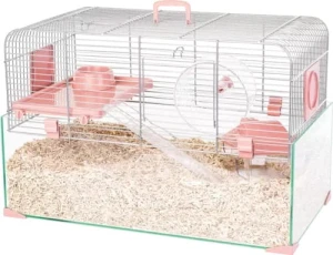 ZOLUX Klatka dla małych gryzoni Panas Colour 50 kol. różowy