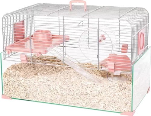 ZOLUX Klatka dla małych gryzoni Panas Colour 50 kol. różowy