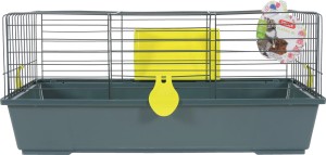 ZOLUX Klatka dla gryzoni i małych ssaków CLASSIC 80 cm szara/seledynowa