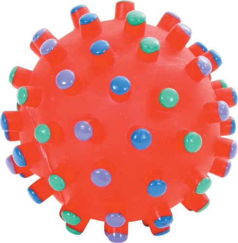 ZOLUX Zabawka winylowa dla psa Piłka z wypustkami 9 cm