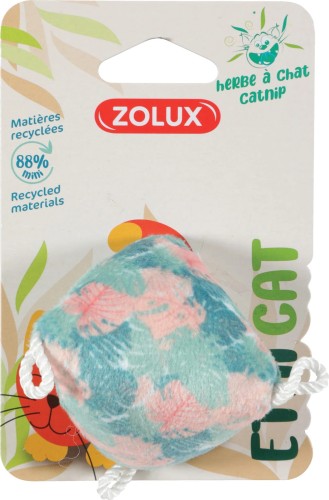 Zolux Zabawka dla kota piramidka, liście ETHICAT 6,4 cm