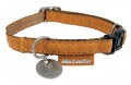 ZOLUX Obroża dla psa regulowana Mac Leather S 15 mm - kol. żółty