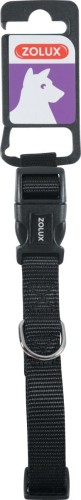 Zolux Obroża dla psa nylonowa taśma 25/35cm 10mm kol. czarny