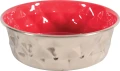 Zolux Miska dla psa Inox DIAMOND 1,8 l kol. czerwony