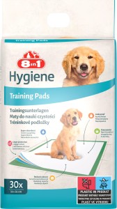8IN1 Podkłady dla psa do nauki czystości Training Pads 57x56cm 30 szt.