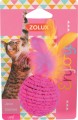 ZOLUX Zabawka dla kota piłka z piórkami elastyczna 11 cm