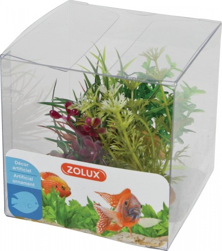ZOLUX Ozdoba do akwarium rośliny mix x 4 szt. zestaw 4