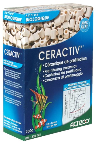 ZOLUX Wkład do filtra akwarium ceramiczny Ceractiv' 700 g Actizoo
