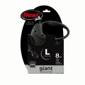 FLEXI Smycz automatyczna dla psa GIANT L taśma 8 m Black Edition