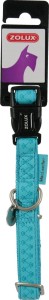 ZOLUX Obroża dla psa regulowana Mac Leather M 20 mm kol. turkusowy
