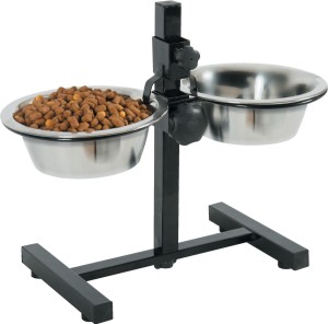 ZOLUX Miski dla psa na stojaku regulowanym 2 szt. śr. 16 cm 0,7 l