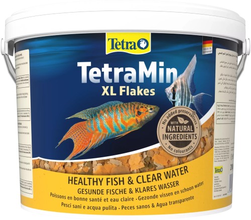 TETRA TetraMin XL Flakes 10 L wiadro pokarm w płatkach dla dużych ryb