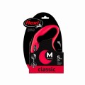 FLEXI Smycz automatyczna dla psa NEW CLASSIC linka M 5m czerwona