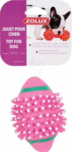 ZOLUX Zabawka winylowa dla psa Piłka do rugby 11,5 cm