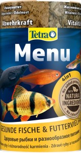 TETRA TetraMin Menu 250 ml pokarm dla ryb akwariowych 4 rodzaje płatków