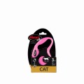 FLEXI Smycz automatyczna dla kota NEW CLASSIC CAT XS linka 3 m różowa