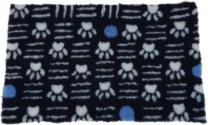 ZOLUX Posłanie izolujące dry bed z wzorem w łapki 75x120 kol. granatowy
