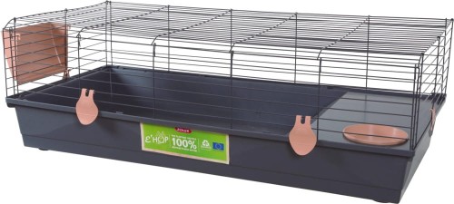 ZOLUX Klatka dla królika miniaturowego i kawii domowej EHOP 120 cm, różowa