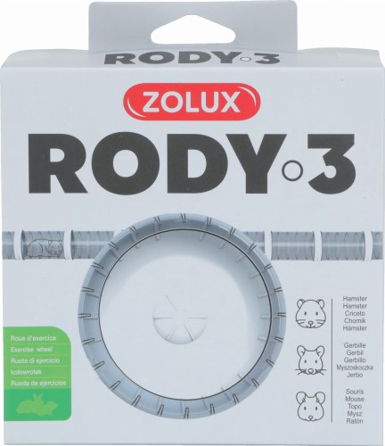 ZOLUX Cichy kołowrotek do klatki dla myszki, chomika RODY 3 kol. biały