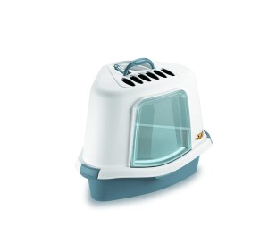 ZOLUX Toaleta narożna dla kota SPRINT PLUS kol. niebieski