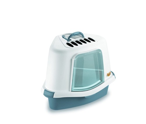 ZOLUX Toaleta narożna dla kota SPRINT PLUS kol. niebieski