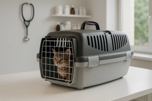 ZOLUX Transporter dla psa, kota GULLIVER 1 metalowe drzwi kolor szary