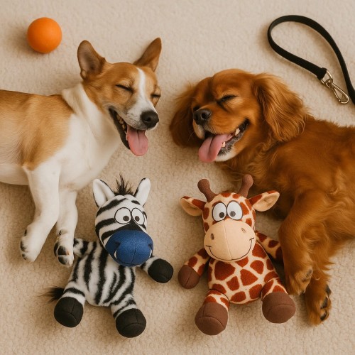 ZOLUX Zabawka pluszowa dla psa żyrafa Olaf FRIENDS L 34,5x19,3x20,2 cm