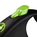 FLEXI Smycz automatyczna dla psa Black Design S taśma 5 m kol. zielony
