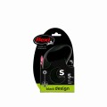 FLEXI Smycz automatyczna dla psa Black Design S linka 5 m kol. różowy