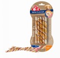 8IN1 Przysmak dla psa pałeczki Triple Flavour Twisted Sticks 10 szt.