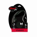 FLEXI Smycz automatyczna dla psa NEW CLASSIC linka M 8m czarna