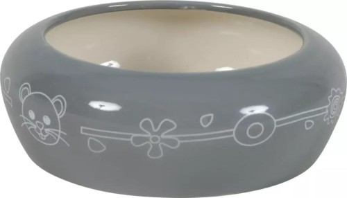 ZOLUX Miska ceramiczna dla gryzonia 250 ml kol. szary/beżowy