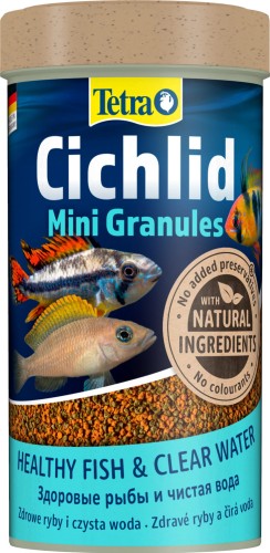 TETRA Cichlid Mini Granules 250 ml, pokarm dla małych ryb pielęgnicowatych