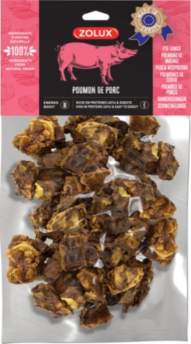 ZOLUX Przysmak naturalny dla psa Płuco wieprzowe 150 g