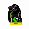 FLEXI Smycz automatyczna dla psa New Neon M taśma 5m kol. zielony