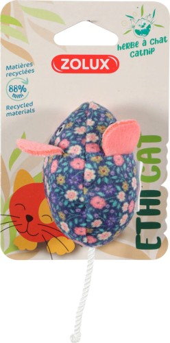 Zolux Zabawka dla kota mysz, kwiaty ETHICAT 4,5 cm