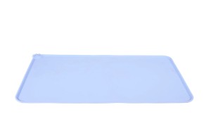 Zolux Podkładka silikonowa pod miskę psa lub kota M niebieska 47,5x30,5 cm