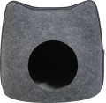 ZOLUX Legowisko dla kota zamknięta budka z uszami kot kol. szary