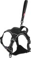 ZOLUX Szelki dla psa ze smyczą automatyczną Easyride S czarne
