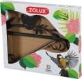 Zolux Uchwyt stalowy ścienny do karmnika dla ptaków - sowa