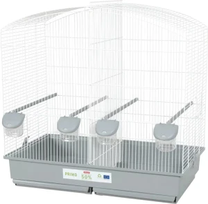 ZOLUX Klatka dla ptaków PRIMO CATI Family, kol. szary/biały